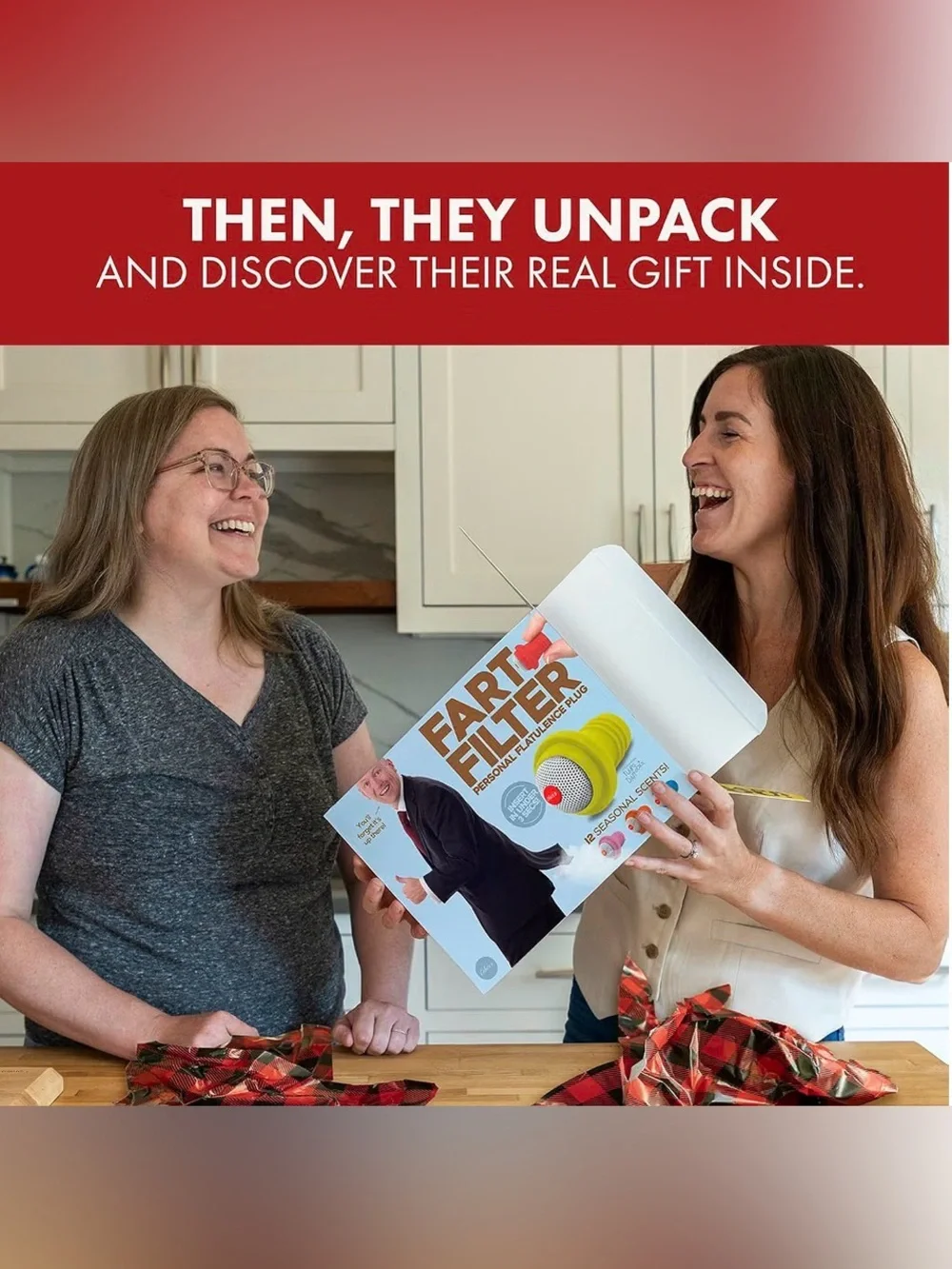 Prank Box -Empty Box/ Filter Personal Flatulence Plug